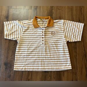 Traffic Jam Vintage Crop Polo Shirt